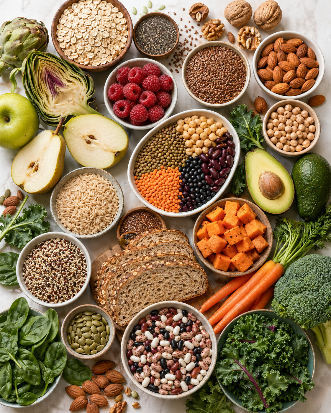 aliments riches en fibres